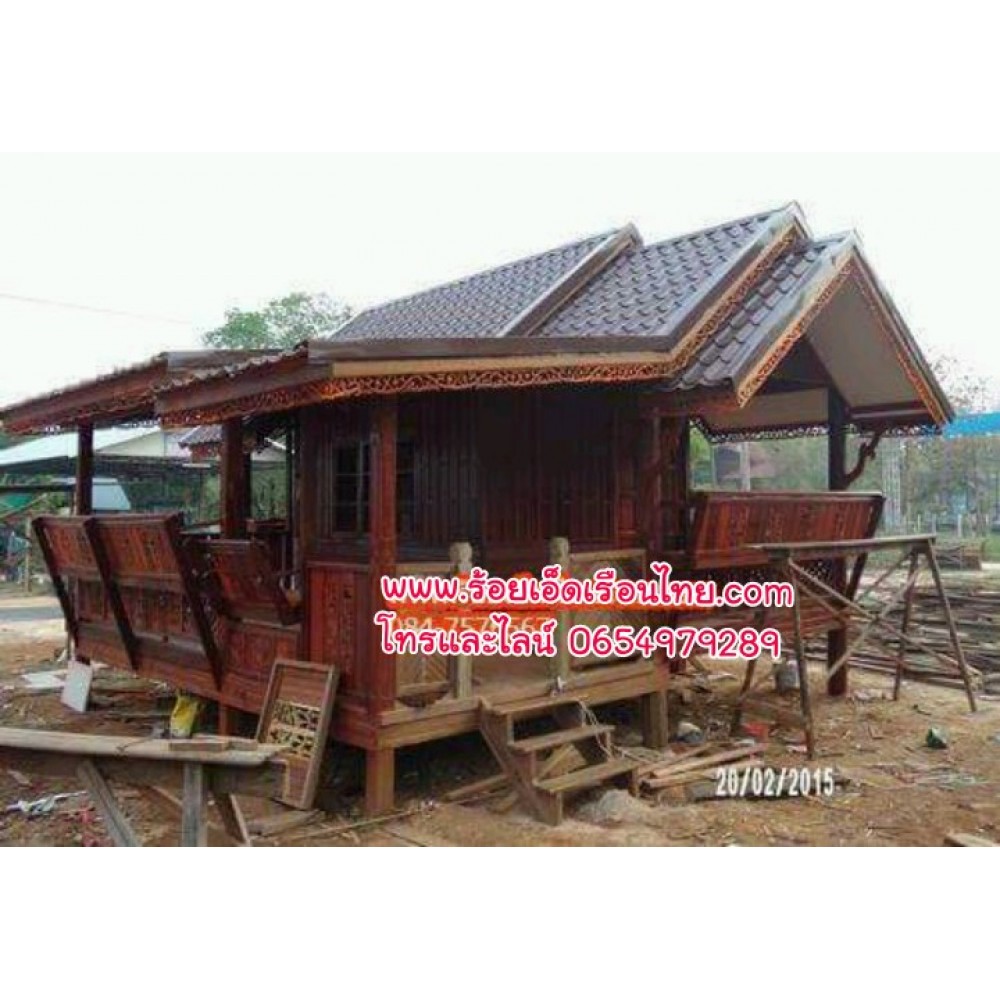 บ้านระเบียงข้างแบบที่6 ขนาด 5.5x7 บ้านระเบียงข้างแบบที่6 ขนาด 5.5x7